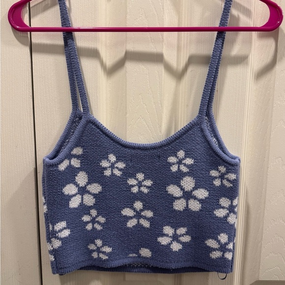NEVER WORN! Aeropostale Daisy Cropped Sweater Cami - Picture 2 of 3